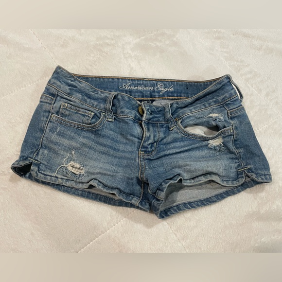 American Eagle shorty shorts size 0 - Picture 3 of 7